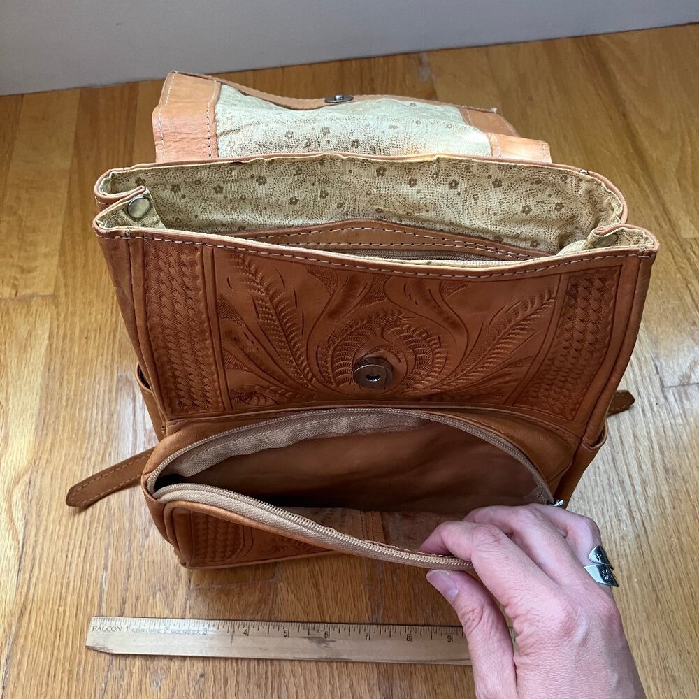 Leather backpack - Picture 4 of 4